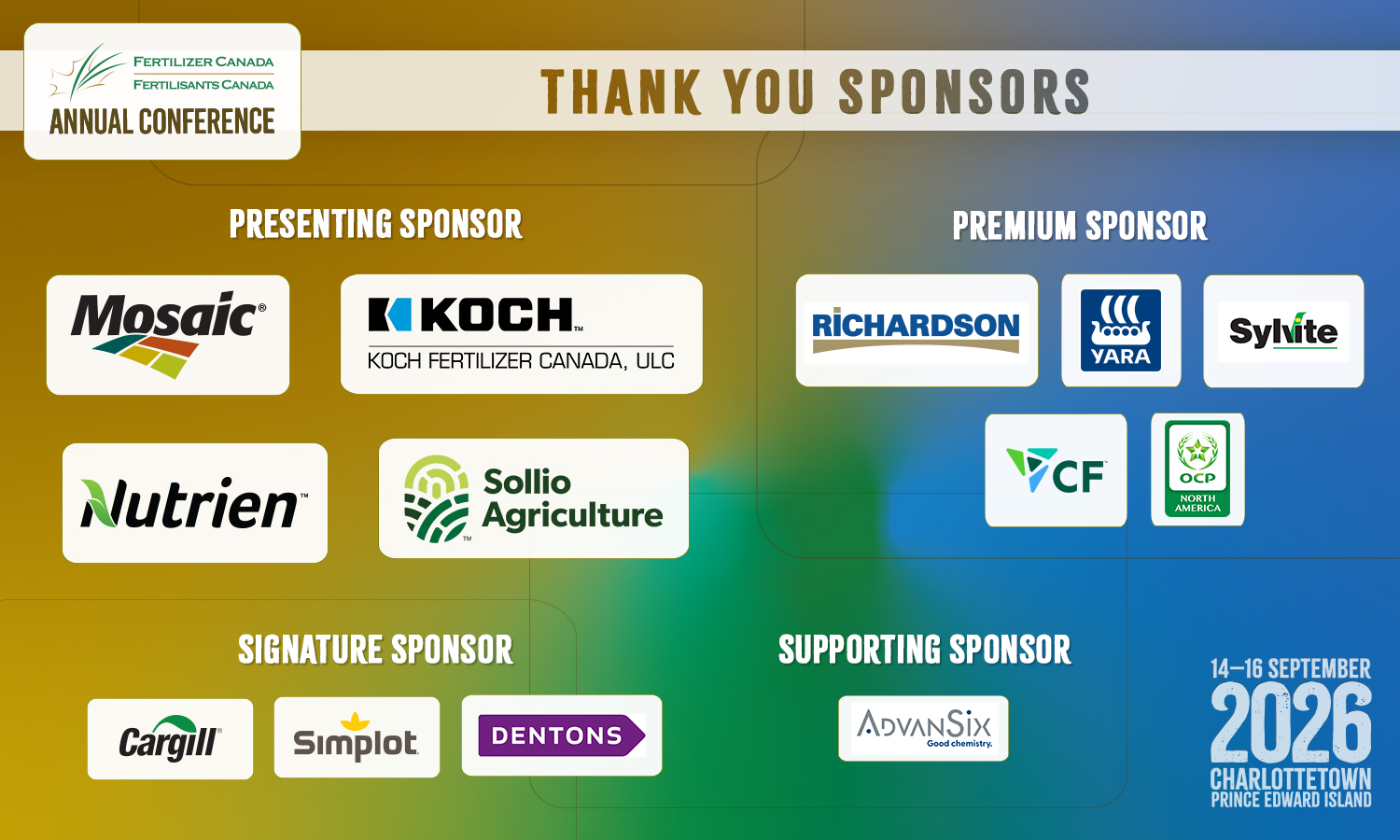 Annual Conference 2026 Sponsors